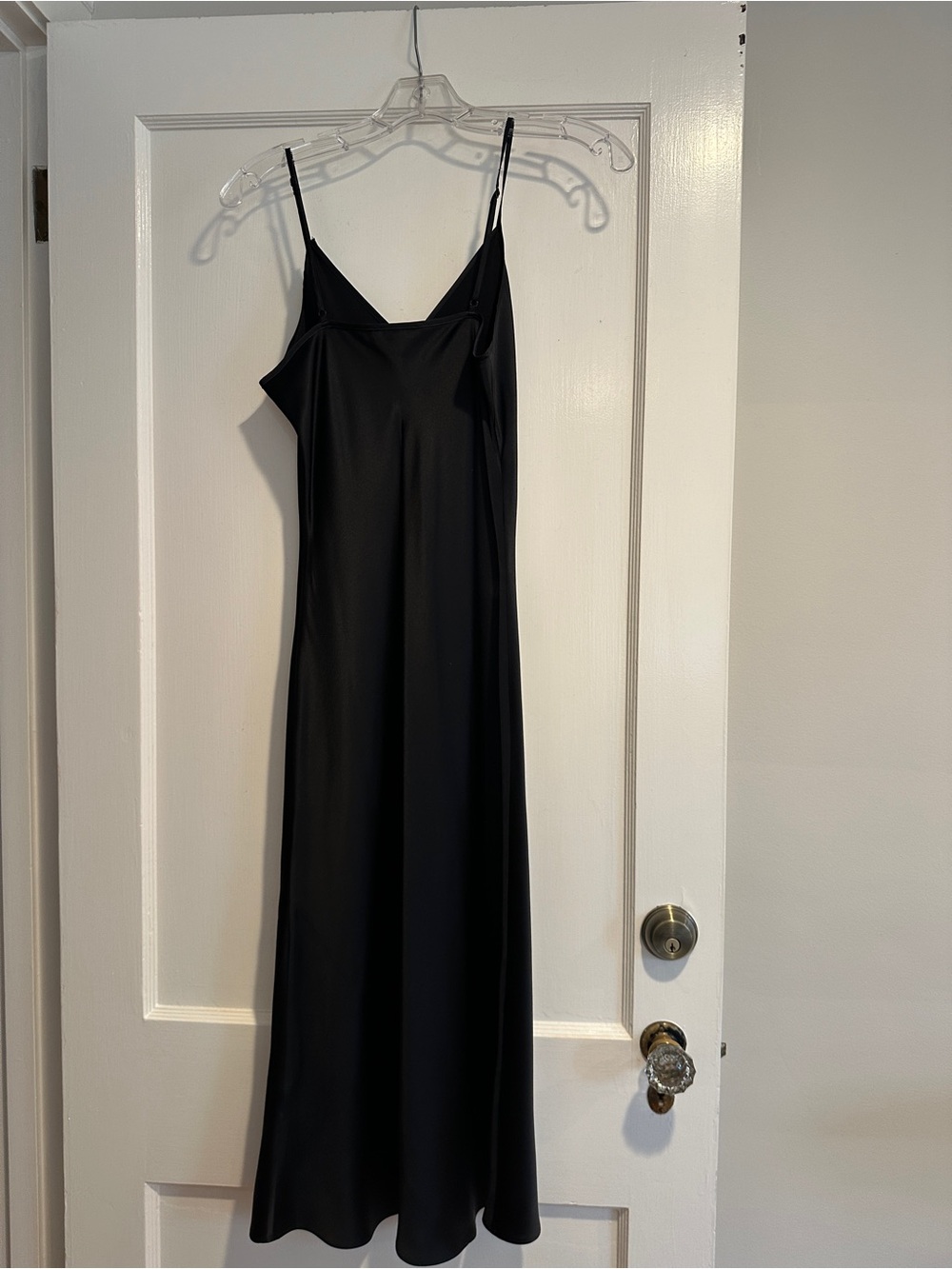 Quince Washable Silk Slip Dress - XS - Black - Picture 7 of 14